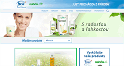 Desktop Screenshot of justnahrin.sk